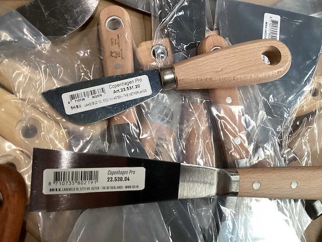 Mixkavel diverse plamuurmessen (54x) - afbeelding 2 van  5