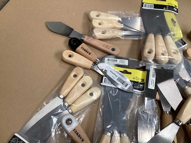 Mixkavel diverse plamuurmessen (54x) - afbeelding 3 van  5