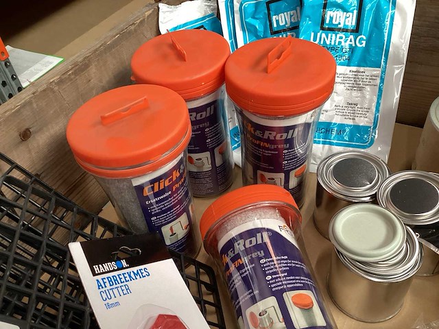 Mixkavel diverse schilder materialen - afbeelding 4 van  10