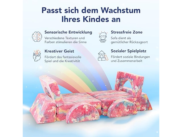 Mks speelbank, kinderbank van schuimrubber - afbeelding 2 van  4