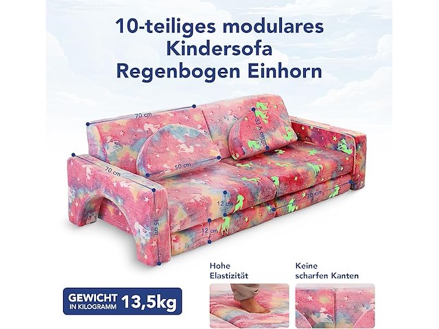 Mks speelbank, kinderbank van schuimrubber - afbeelding 4 van  4