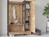 Ml15 kapstok | 100% melamine | atlantisch grenen - afbeelding 4 van  7