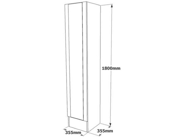 Ml15 kapstok | 100% melamine | atlantisch grenen - afbeelding 7 van  7