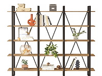 Ml4 boekenplank | 100% melamine | atlantisch grenen - afbeelding 3 van  6