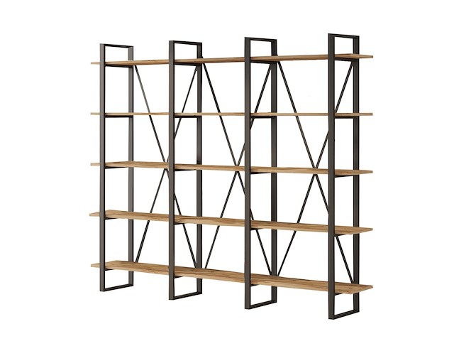 Ml4 boekenplank | 100% melamine | atlantisch grenen - afbeelding 6 van  6