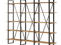 Ml4 boekenplank | 100% melamine | atlantisch grenen - afbeelding 6 van  6