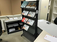 Mobiel metalen folderrek - afbeelding 1 van  3