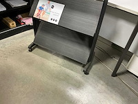 Mobiel metalen folderrek - afbeelding 3 van  3