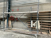 Mobiel profielstalen gelast werkplatform (2x) - afbeelding 2 van  6