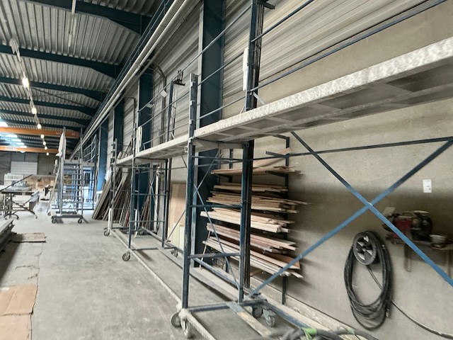 Mobiel profielstalen gelast werkplatform (2x) - afbeelding 4 van  6