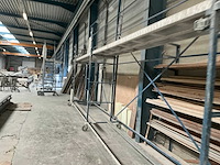 Mobiel profielstalen gelast werkplatform (2x) - afbeelding 5 van  6