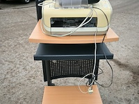 Mobiel tafeltje met printer en telefoon - afbeelding 2 van  7