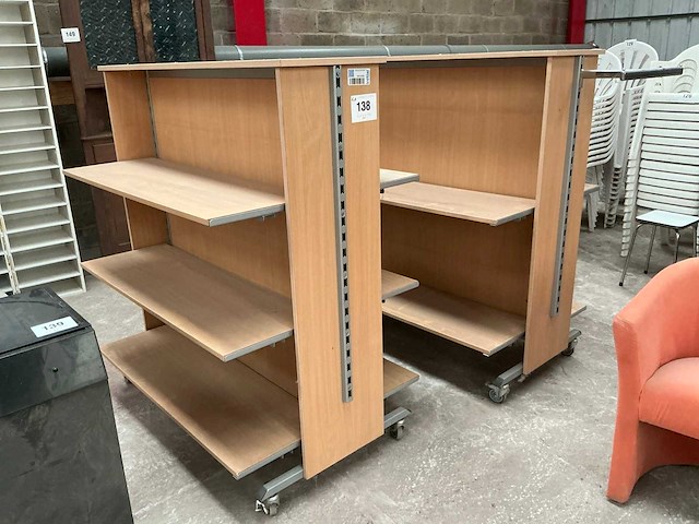 Mobiel winkel meubilair (2x) - afbeelding 1 van  2