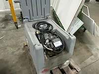 Mobiele brandstoftank ats, met piusi pomp, bouwjaar 2020, 230 v, serienummer f00730000. werking niet gekend.