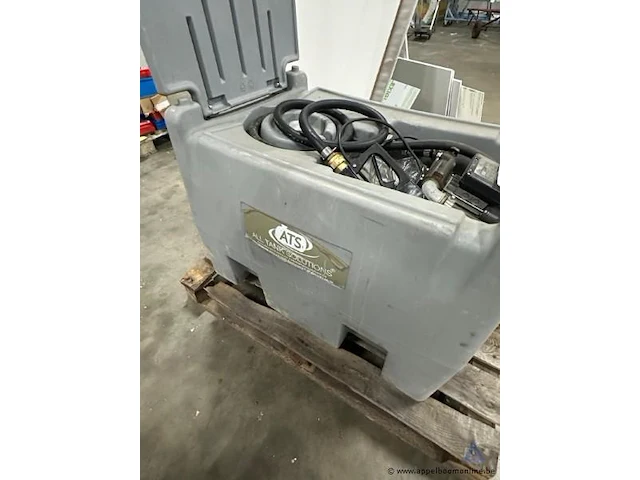 Mobiele brandstoftank ats, met piusi pomp, bouwjaar 2020, 230 v, serienummer f00730000. werking niet gekend. - afbeelding 2 van  3