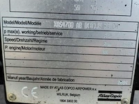 Mobiele compressor, atlas copco xas 47, bouwjaar 2004, 91 bedrijfsuren, motorvermogen 21.6 kw, diesel, gewicht 850 kg, serienummer -ya3-b6227x-40472660-. werking niet gekend. - afbeelding 2 van  13