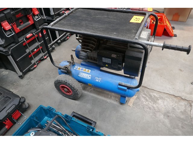 Mobiele compressor met dubbele drukvat abac - afbeelding 2 van  4