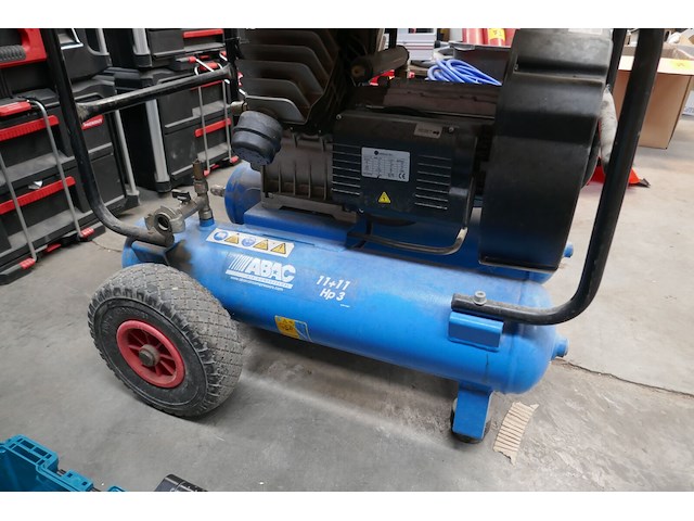 Mobiele compressor met dubbele drukvat abac - afbeelding 3 van  4