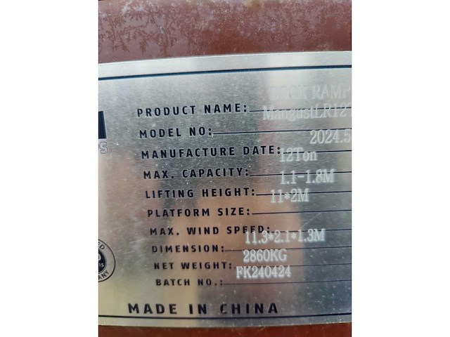 Mobiele containerlaadbrug - ongebruikt - afbeelding 14 van  18