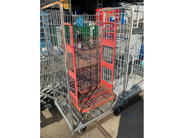 Mobiele draadmand (3x) - afbeelding 2 van  3