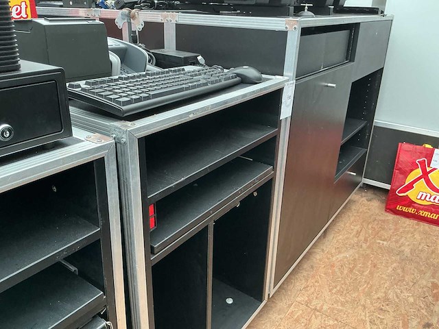 Mobiele flightcase meubel - afbeelding 1 van  2