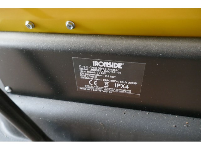 Mobiele heteluchtblazer op diesel ironside - afbeelding 4 van  4
