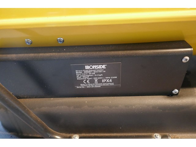 Mobiele heteluchtblazer op diesel ironside - afbeelding 3 van  4