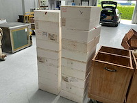 Mobiele houten kist (2x) - afbeelding 4 van  4