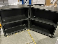 Mobiele houten presentatiemeubels van 100 × 100 cm (2x) - afbeelding 8 van  10
