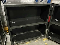 Mobiele houten presentatiemeubels van 100 × 100 cm (2x) - afbeelding 9 van  10