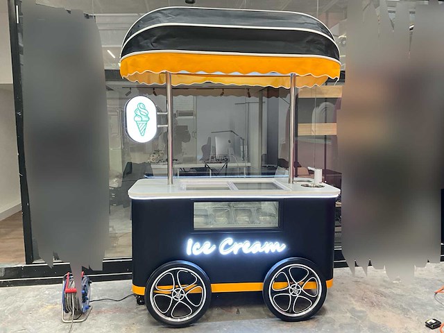 Mobiele ijs trolley - ongebruikt - afbeelding 1 van  19