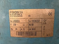 Mobiele industriële stofzuiger brown - afbeelding 3 van  6