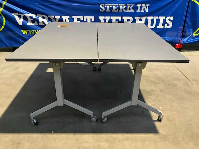 Mobiele inklapbare bureautafel (2x) - afbeelding 2 van  6