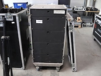 Mobiele kast in flightcase - afbeelding 1 van  4