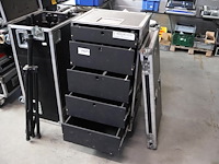 Mobiele kast in flightcase - afbeelding 3 van  4