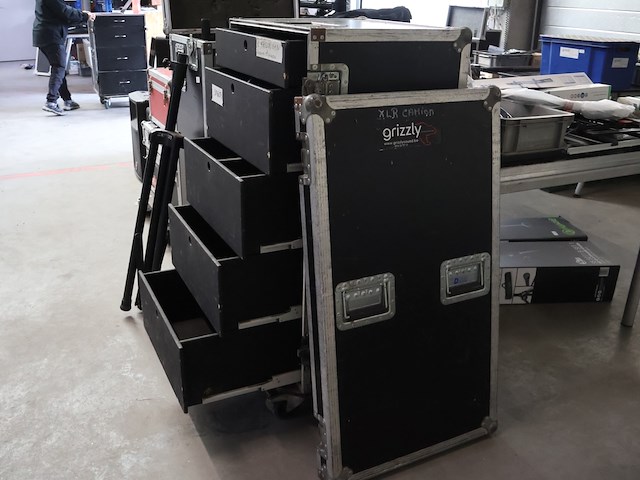 Mobiele kast in flightcase - afbeelding 4 van  4