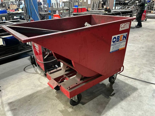 Mobiele kiepbak - afbeelding 1 van  2