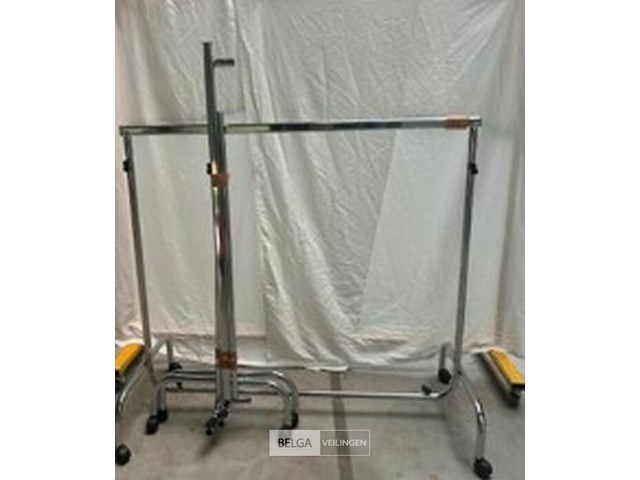 Mobiele kledingrek (2x) - afbeelding 1 van  1
