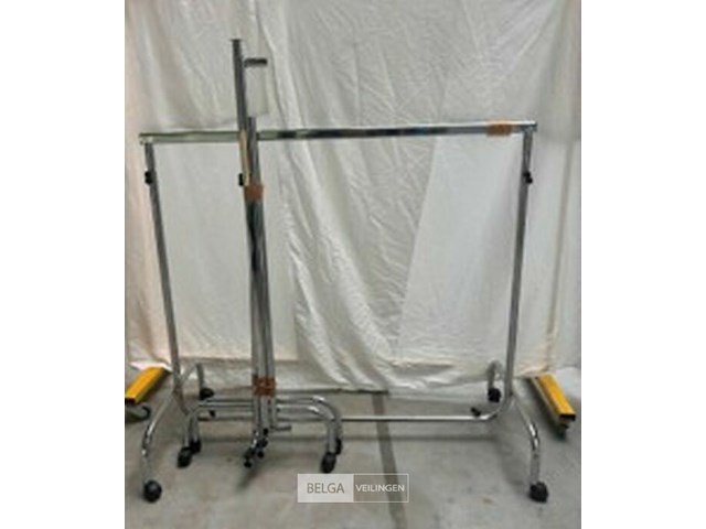 Mobiele kledingrek (2x) - afbeelding 1 van  1
