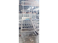 Mobiele latformladder met 4 stappen - afbeelding 5 van  8
