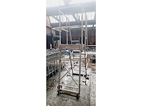 Mobiele latformladder met 4 stappen - afbeelding 6 van  8