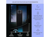 Mobiele luchtkoeler - met afstandsbediening - mobiele airconditioningventilator zonder afvoer - 480 m³/u - 8l - zwart - afbeelding 4 van  4