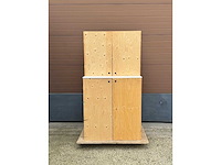 Mobiele magazijn computerkast 90x52x182cm - afbeelding 2 van  4