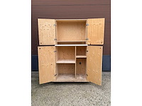 Mobiele magazijn computerkast 90x52x182cm