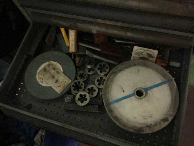 Mobiele metalen ladenkast (2x) - afbeelding 2 van  10