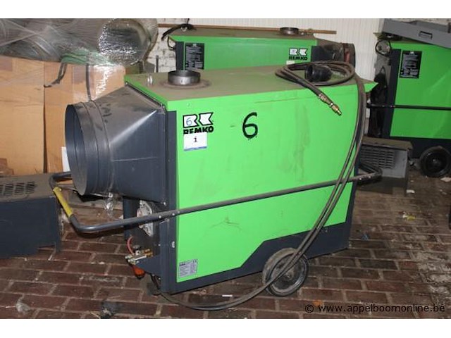 Mobiele oliegestookte heteluchtverwarmer remko, clk70 - afbeelding 1 van  3