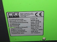 Mobiele oliegestookte heteluchtverwarmer remko, clk70 - afbeelding 2 van  3