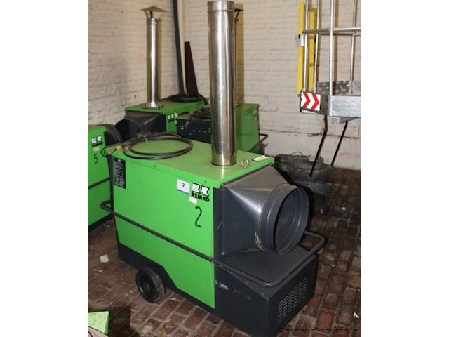 Mobiele oliegestookte heteluchtverwarmer remko, clk70 - afbeelding 1 van  5