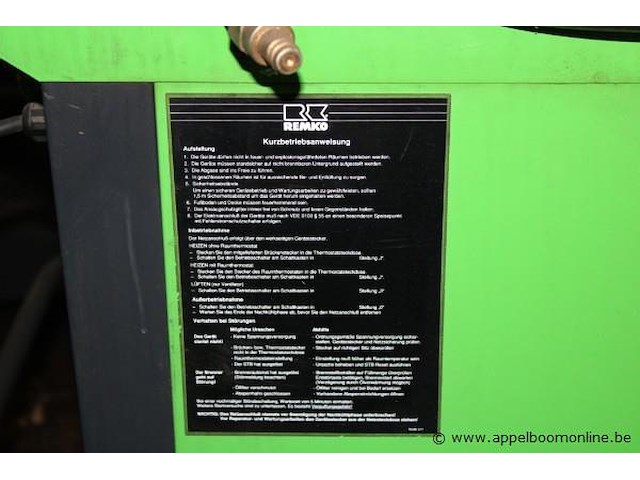 Mobiele oliegestookte heteluchtverwarmer remko, clk70 - afbeelding 2 van  5