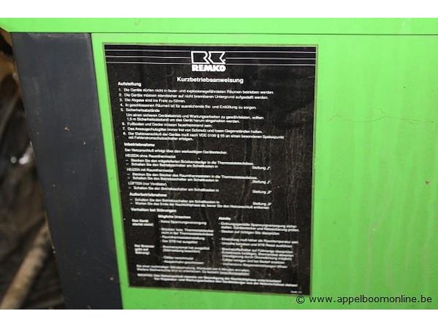 Mobiele oliegestookte heteluchtverwarmer remko, clk70 - afbeelding 2 van  5